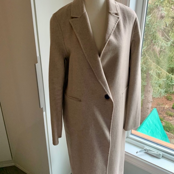 Zara woman coat wool mix NEW Medium - Picture 2 of 10